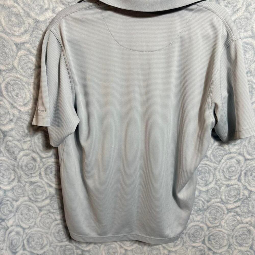 Ben Hagan Light grey polo shirt with - Picture 3 of 4